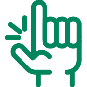 snap fingers icon